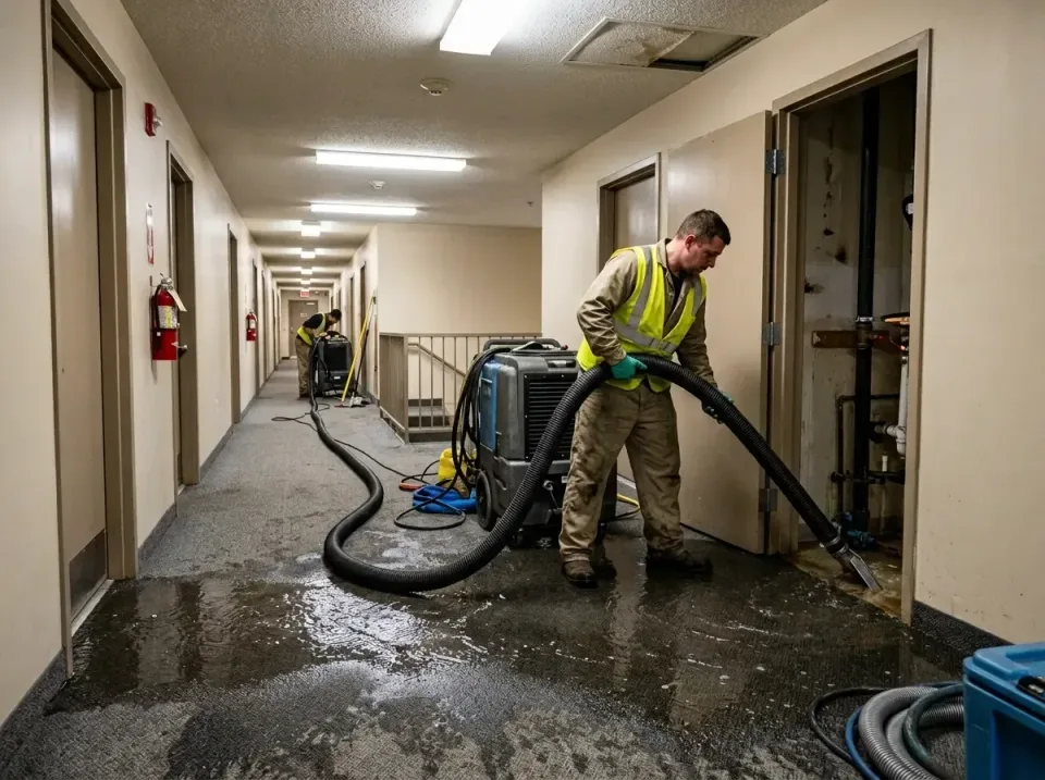multi-unit-apartment-hallway-f-005 — frequently asked questions, Emergency Burst Pipe Water Extraction & Removal in Dogtown,…